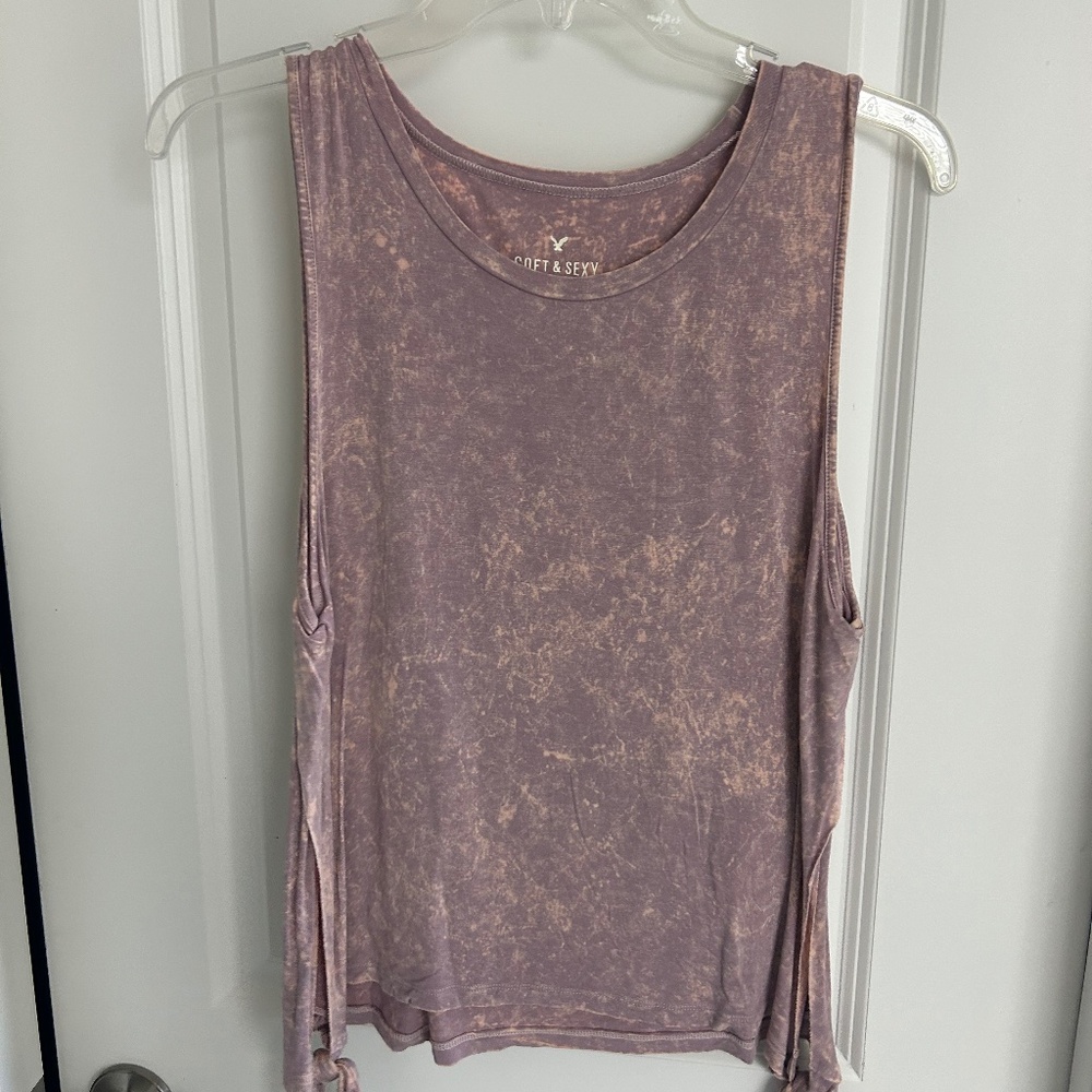 American Eagle Soft & Sexy Side Tie Tank Top